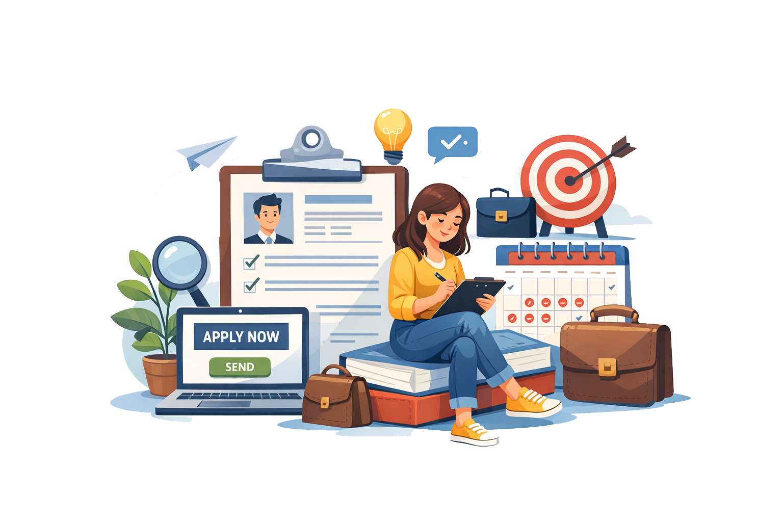 Job Apply Illustration